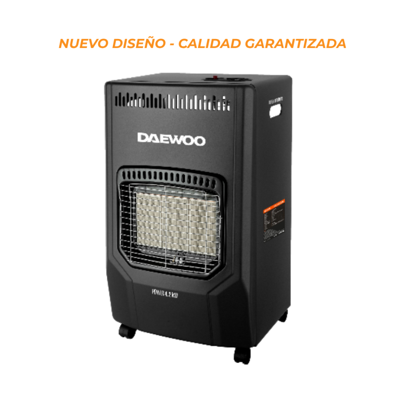 Estufa Garrafera Plegable Daewoo Alta Eficiencia 2400 Calorias Dany701