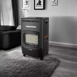 Estufa Garrafera Plegable Daewoo Alta Eficiencia 2400 Calorias Dany701