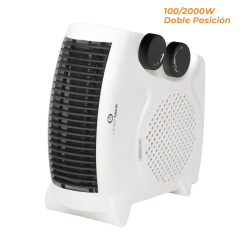 Caloventor Eléctrico Dual 2 Posiciones Whitenblack 1000/2000w