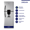 Heladera Ciclica Drean 396 Litros Silver Con Dispenser HDR400F41S