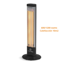 Calefactor Vertical Infrarrojo Withenblack 600/1200w CVWB04