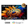 SMART TV TCL 55" QLED UHD GOOGLE TV 55C655A