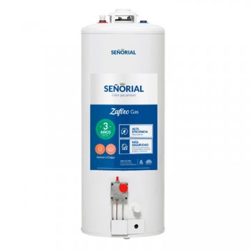 Termotanque a Gas Señorial 85Ltrs Blanco Zafiro TSZ-85 330002