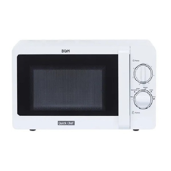 Microondas Bgh Quick Cheff 20 Litros Mecánico B120M20 Blanco