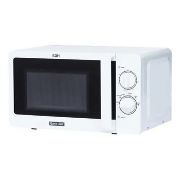 Microondas Bgh Quick Cheff 20 Litros Mecánico B120M20 Blanco