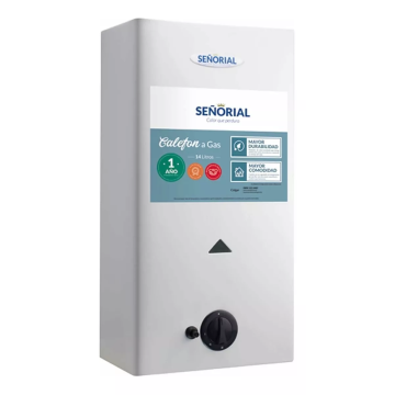 Calefón a Gas 14L Señorial Tiro Nat.Auto.Eficienc A 330103