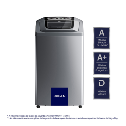 Lavarropas Drean Carga Superior 6,5 Kg Concept Neo Fuzzy 658G