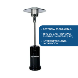 Calefactor Estufa Exterior Daewoo 3.600 kcal 14kw Reflector Csi DACZGBA