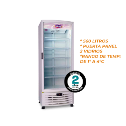 Heladera Exhibidora Vertical Inelro MT19 560 Lts Sin Cenefa