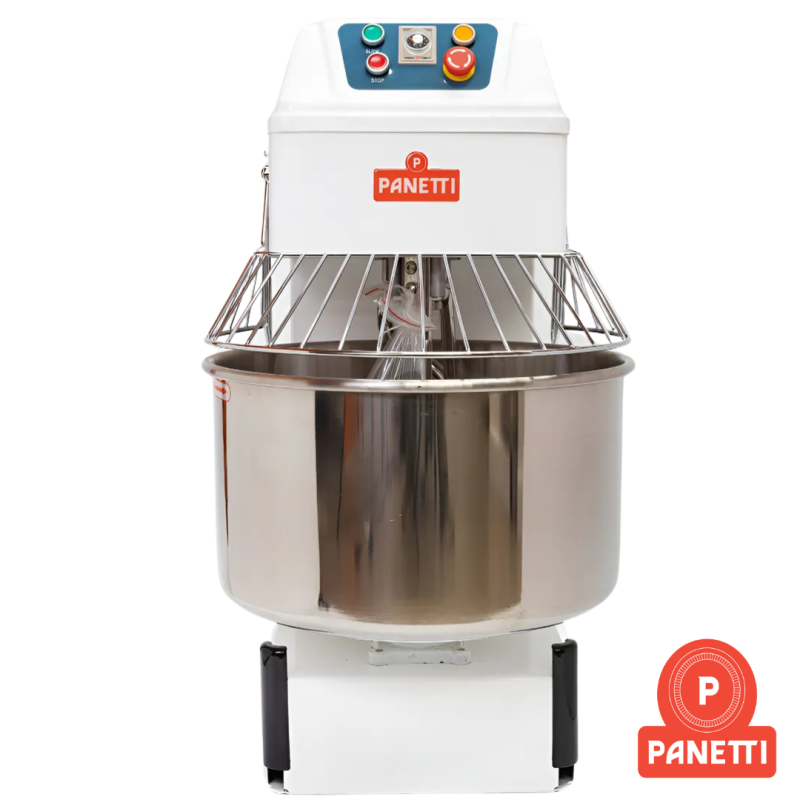 Amasadora Rapida Panetti Industrial HS50 20Kg Harina / 32Kg Masa 3Kw