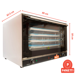Horno Convector Eléctrico sin Vaporizador Panetti HEB840 3.1KW