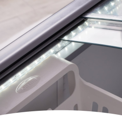 Freezer Inelro 333Ltrs Tapa Vidrio Fih350 Pi