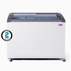 Freezer Inelro 333Ltrs Tapa Vidrio Fih350 Pi