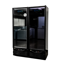 Exhibidora Vertical Fam Congelados Black Frio Forzado BFAMV420BTD