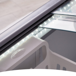Freezer Inelro FIH 550 PI Plus Gris con Led TVI