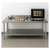 MESA DE TRABAJO GASTRONOMICA PANETTI 1.8 Mts Acero Inox. 18070B