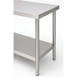 Mesa De Trabajo Gastronomica Panetti 1.80 Mts Acero Inox 304