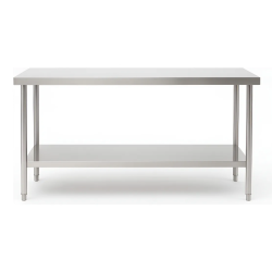 Mesa De Trabajo Gastronomica Panetti 1.80 Mts Acero Inox 304