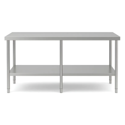 Mesa De Trabajo Gastronomica Panetti 2.2 Mts Acero Inox 304