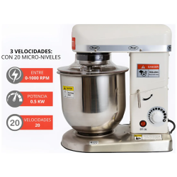 Batidora Planetaria Profesional Panetti 7 Lts 50 Hz B7S