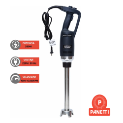 Mixer De Alimentos Profesional Panetti 350 Watts 350mm Plateado
