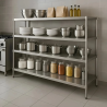 Estantería Gastronómica Panetti 180Cm Acero Inoxidable