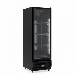 EXHIBIDORA VERTICAL CONGELADOS INELRO NEGRO 580LTS FSGPF57N