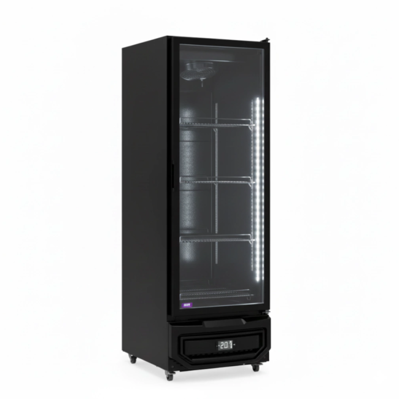 EXHIBIDORA VERTICAL CONGELADOS INELRO NEGRO 580LTS FSGPF57N