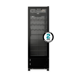 Inelro Heladera Exhibidora Vertical MT-17 470 L Inverter Black