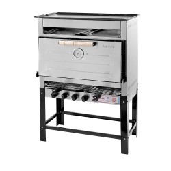 Horno Pizzero Sol Real 8 Moldes Con Carlitero Doble + Plancha