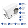 AMASADORA DE MESA 20KG ZALDIVAR 1/2 HP BOWL ACERO INOX