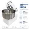 AMASADORA DE PIE 50KG MASA ZALDIVAR CON MANDO 1HP
