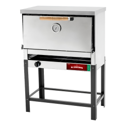 Horno Pizzero Sol Real 6 Moldes Gauchito Acero Inoxidable