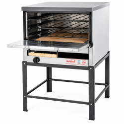 Horno Pizzero Sol Real 12 Moldes Gauchito Acero Inoxidable