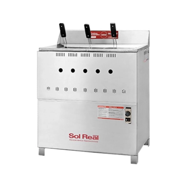 Freidora Automatica Sol Real 42 Litros Full 3 Canastos 257A