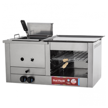 Carlitero Múltiple Plancha y Freidora Sol Real 1 PINZA 051