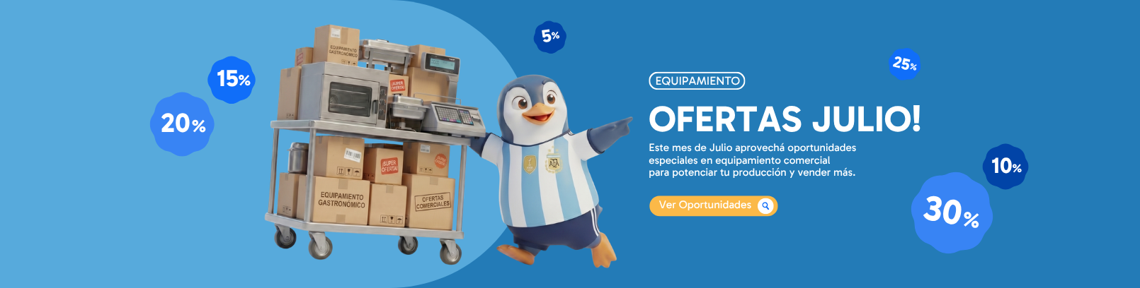 Ofertas Julio 2026 en equipamiento comercial IBACETA